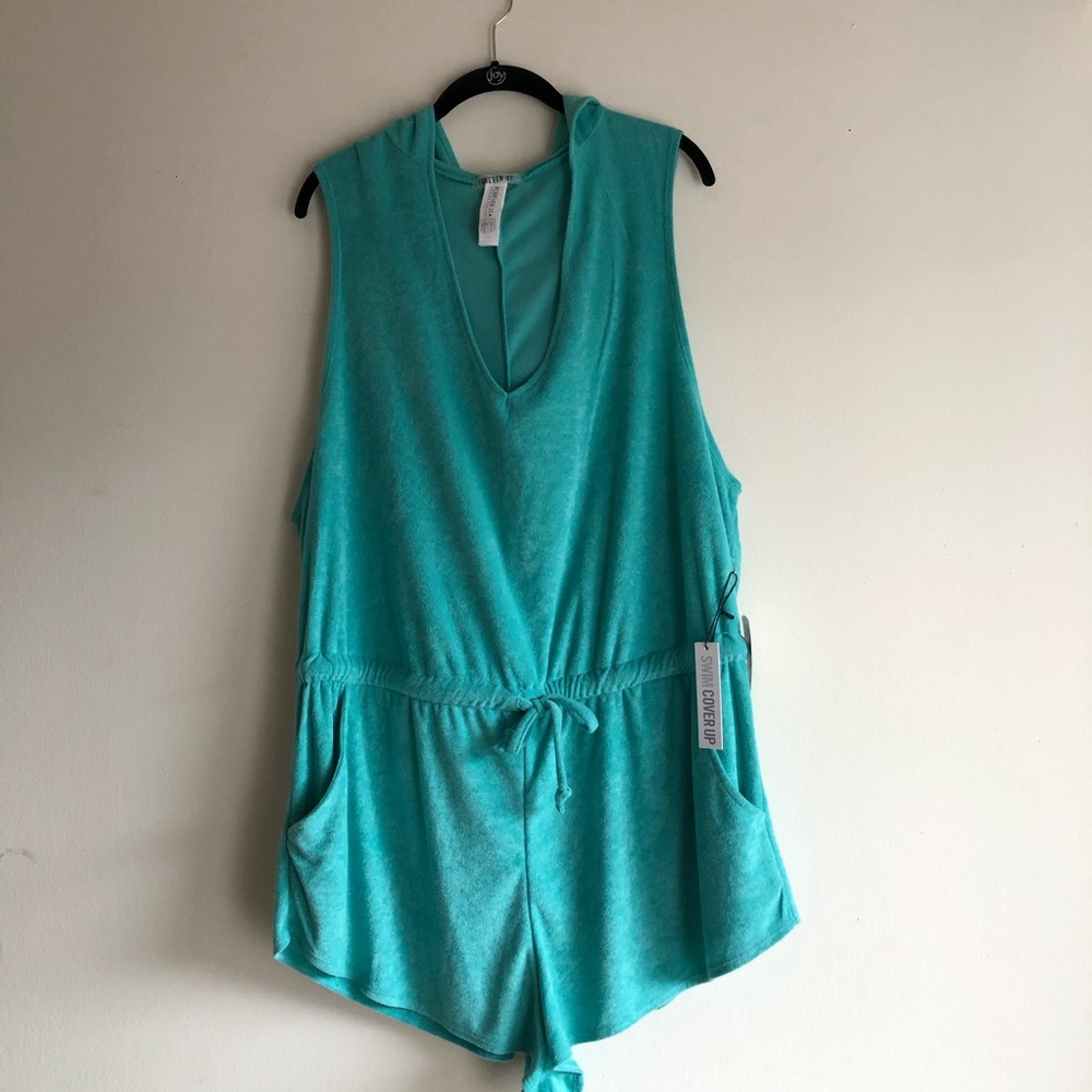 🆕 Plus Size Swim Cover Up Romper